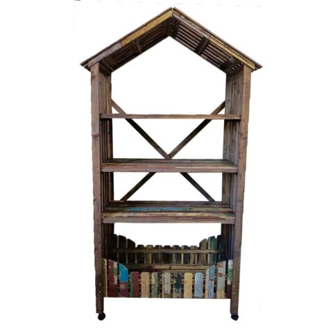 CASETTA LEGNO CON TETTO 3P 100